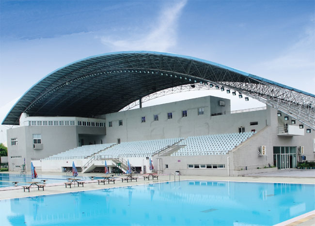 潍坊游泳馆网架